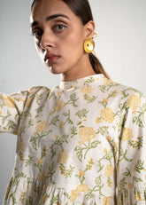 Dreaming Of Dahlias Hemp Top - onlyethikal